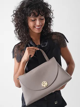 COCCINELLE | Ledertasche - Henkeltasche COCCINELLENIKLA | beige